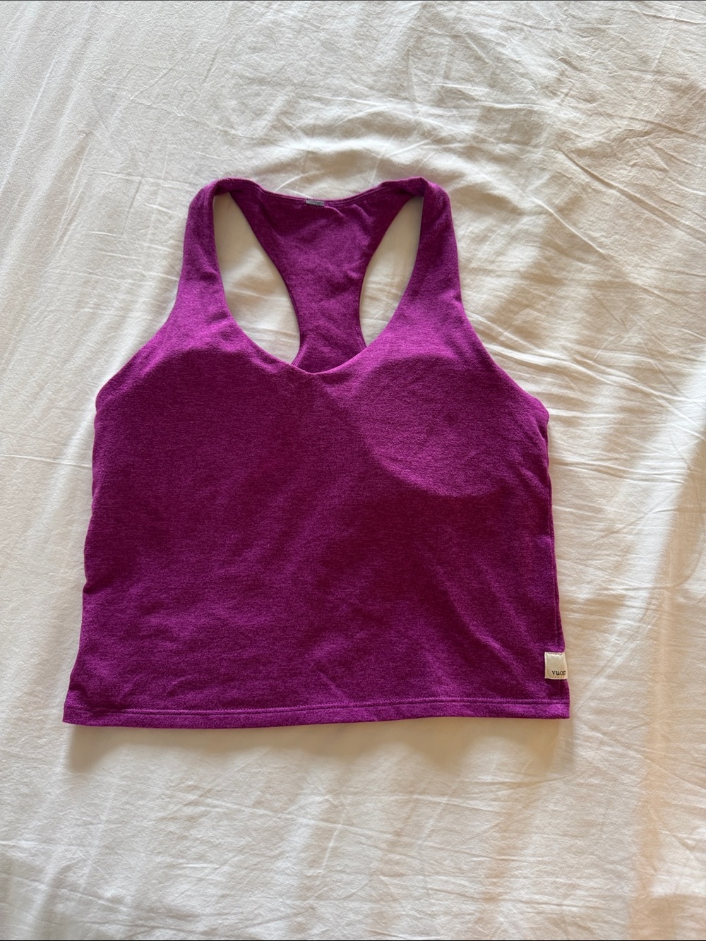 Vuori Purple Racerback Tank Top